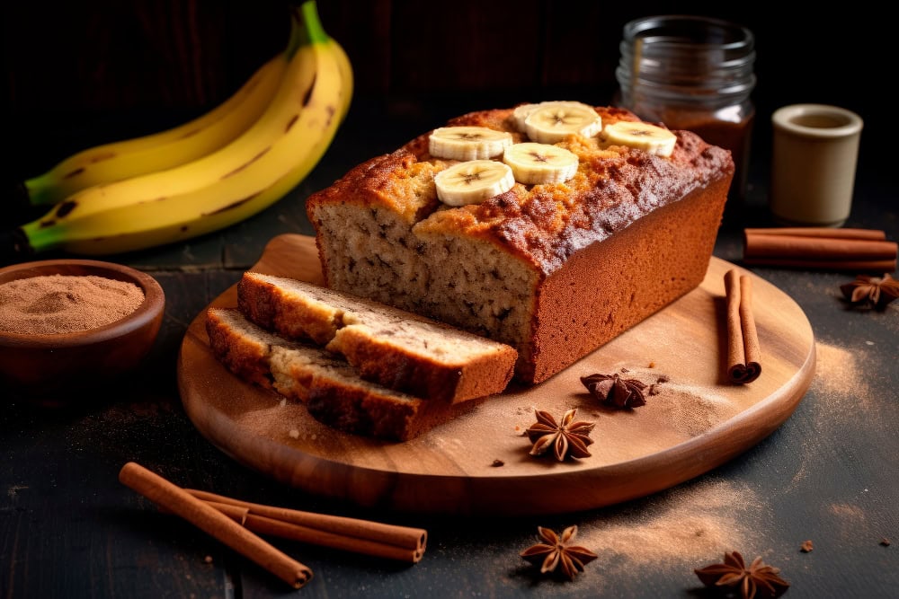 Banana bread με σοκολάτα