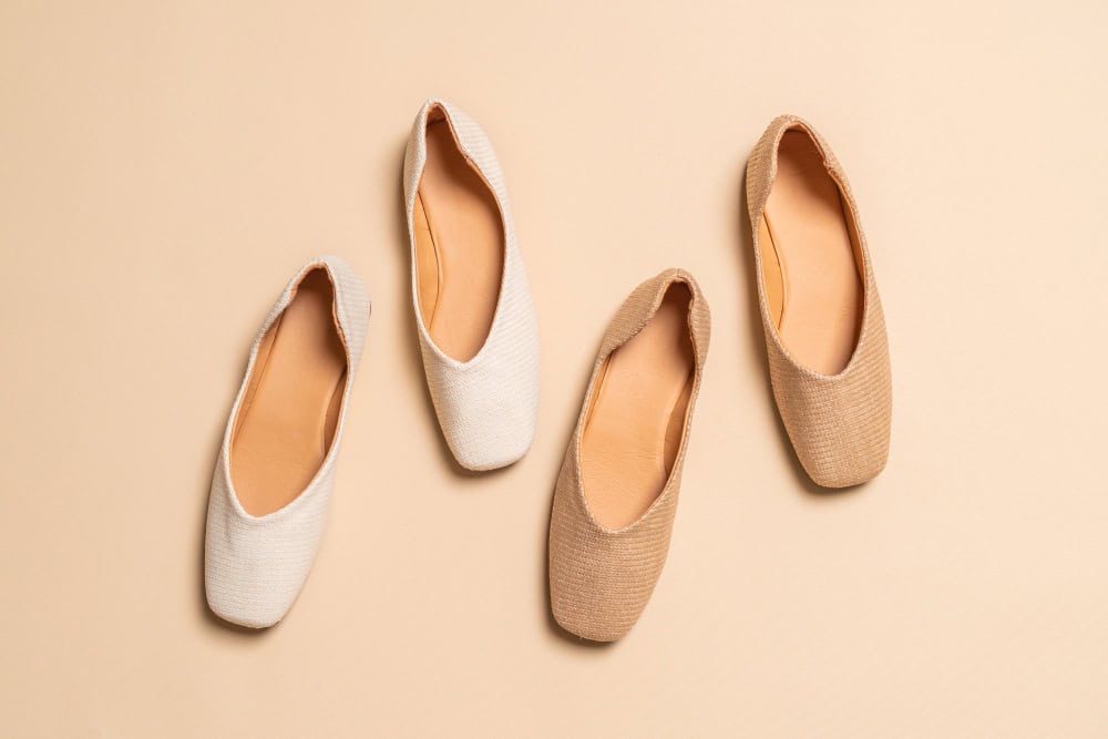 Παπούτσια ίσια μπαλαρίνες