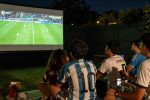 group of friends watch fifa world cup