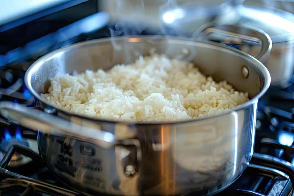 cooking rice
