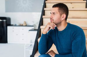 a person thinking