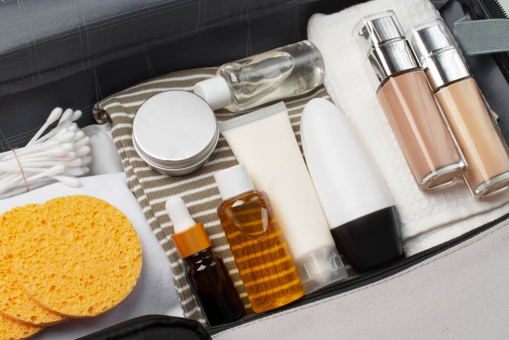 packing beauty stuff