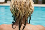 hair gets green after pool