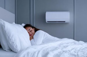 sleep with the AC on overnight.
