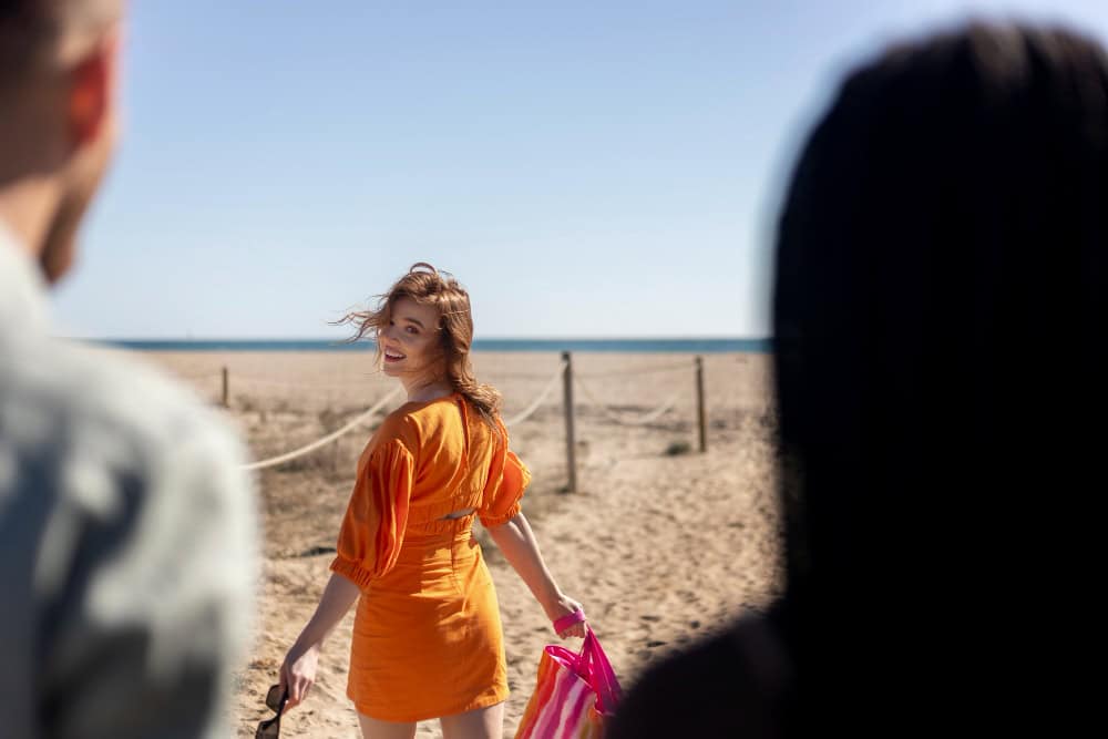 to the beach