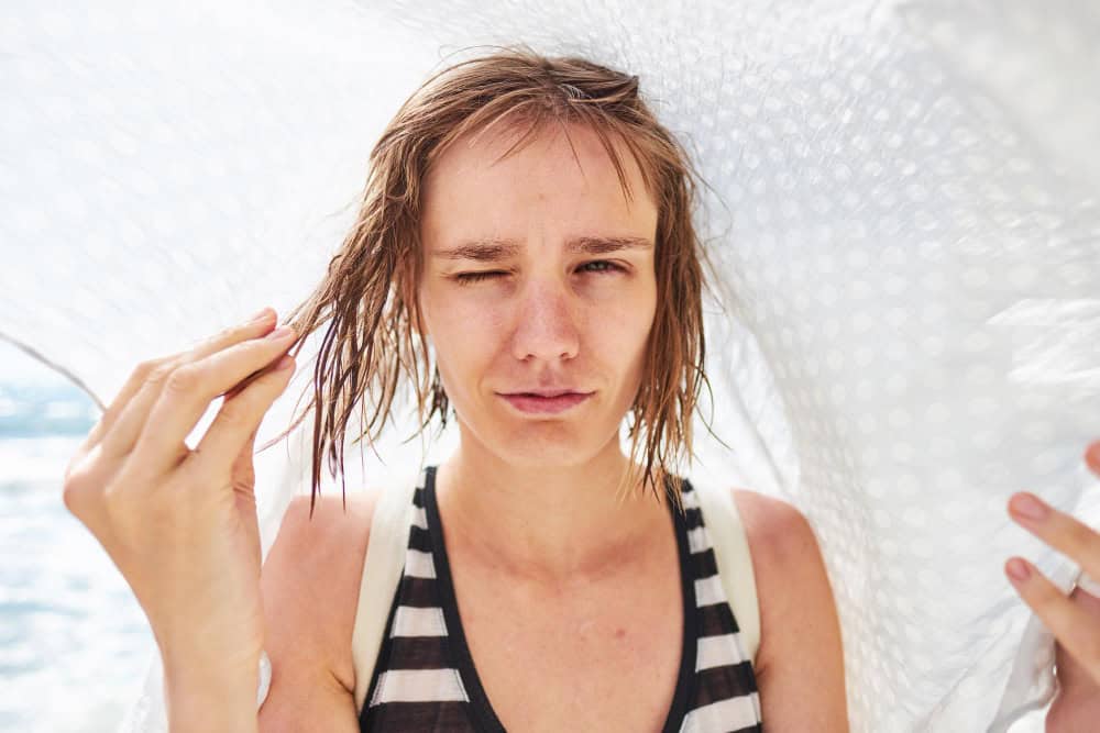 ruined hair after beach