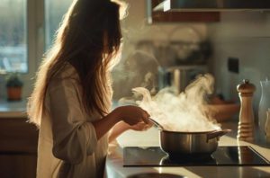 kitchen smells like food
