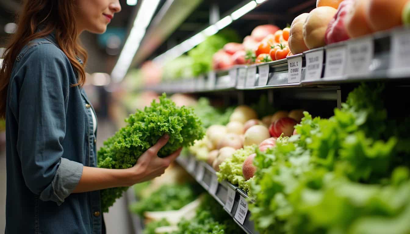 selecting greens